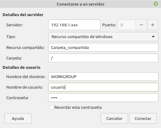 Configuración de Samba en Linux Mint